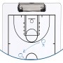 Доска тренерская баскетбольная тактическая Basketball Coaches Clipboard 35х22 см (BCCJ.1)