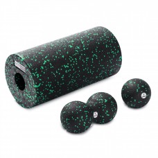Набор массажный Cornix: мяч Ball 8 см, мяч Duoball 8х16 см, роллер Foam Roller 30х15 см (XR-0079)