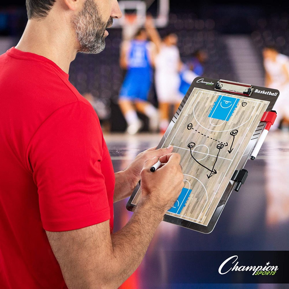 Доска тренерская баскетбольная Champion Basketball Coaching Board 25х40 см