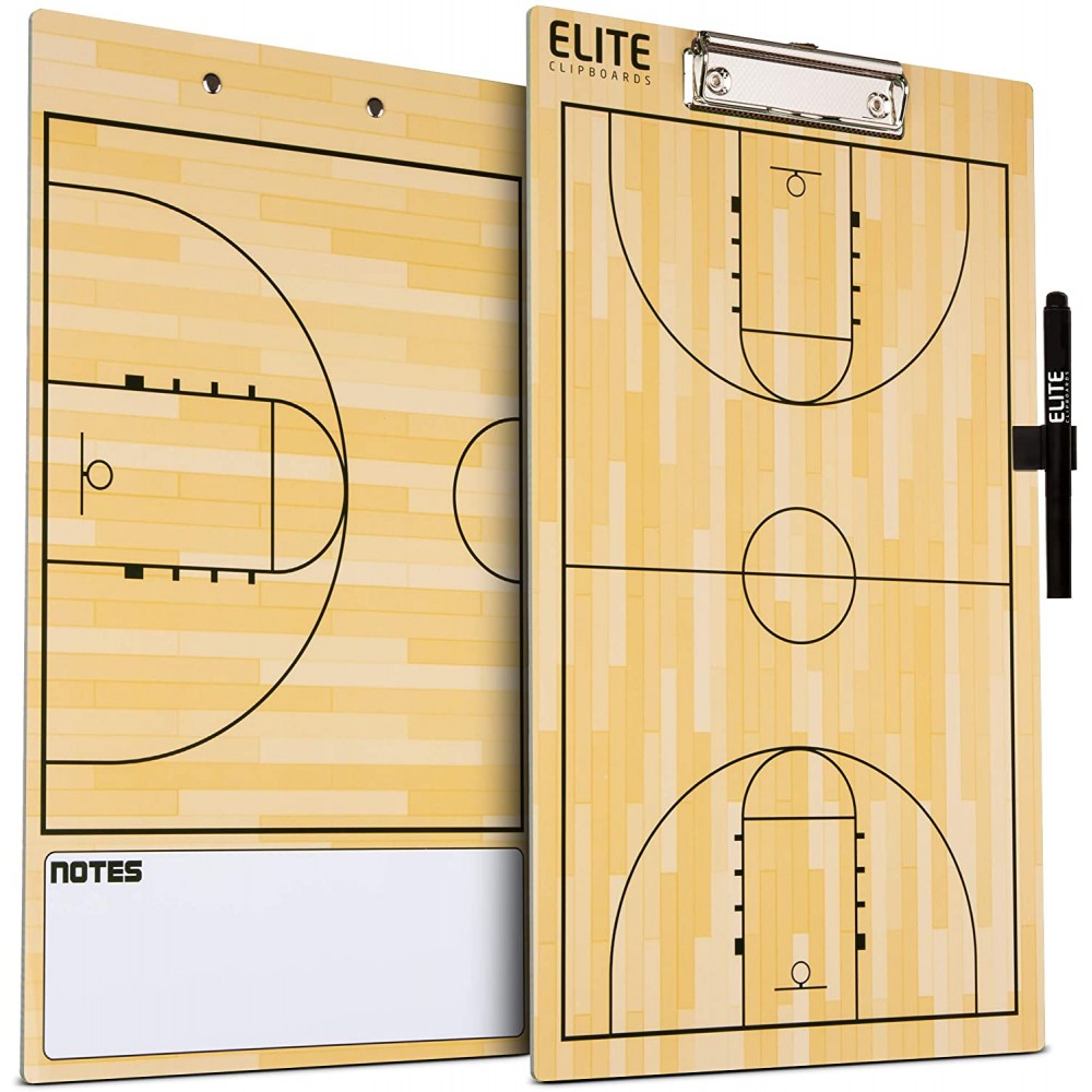 Доска тренерская баскетбольная тактическая Elite Basketball Coaching Board 23х38 см