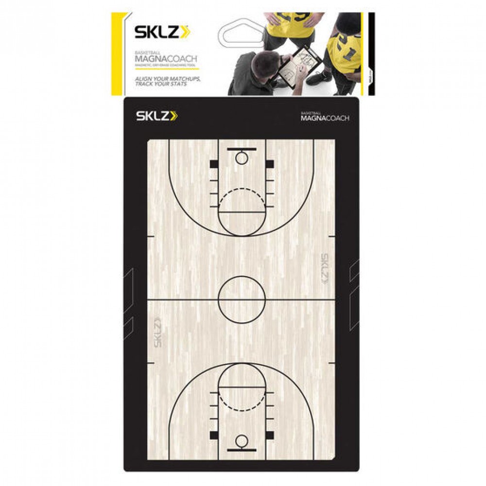 Доска тренерская баскетбольная тактическая SKLZ Magnacoach Basketball 22х33 см (SKLZ01)