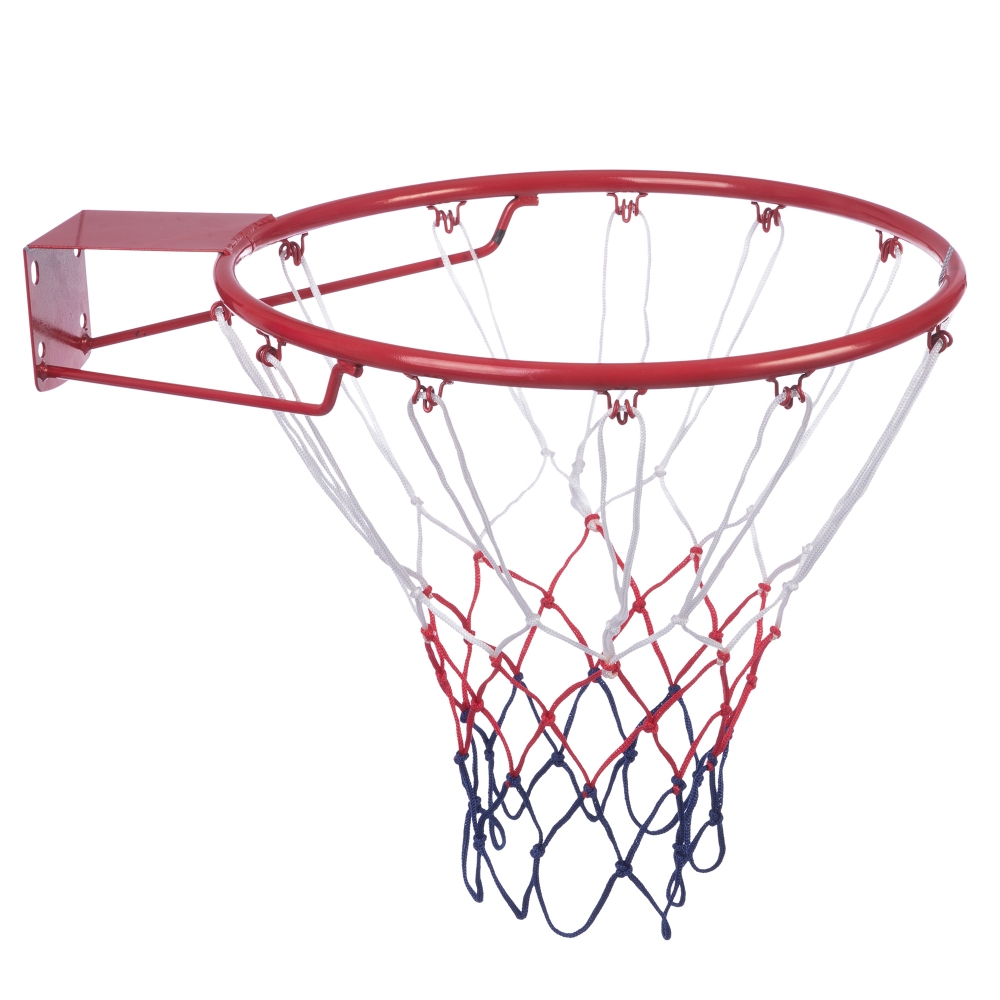 Кольцо баскетбольное Basketball Ring 45 см с сеткой, болтами (C-0844)