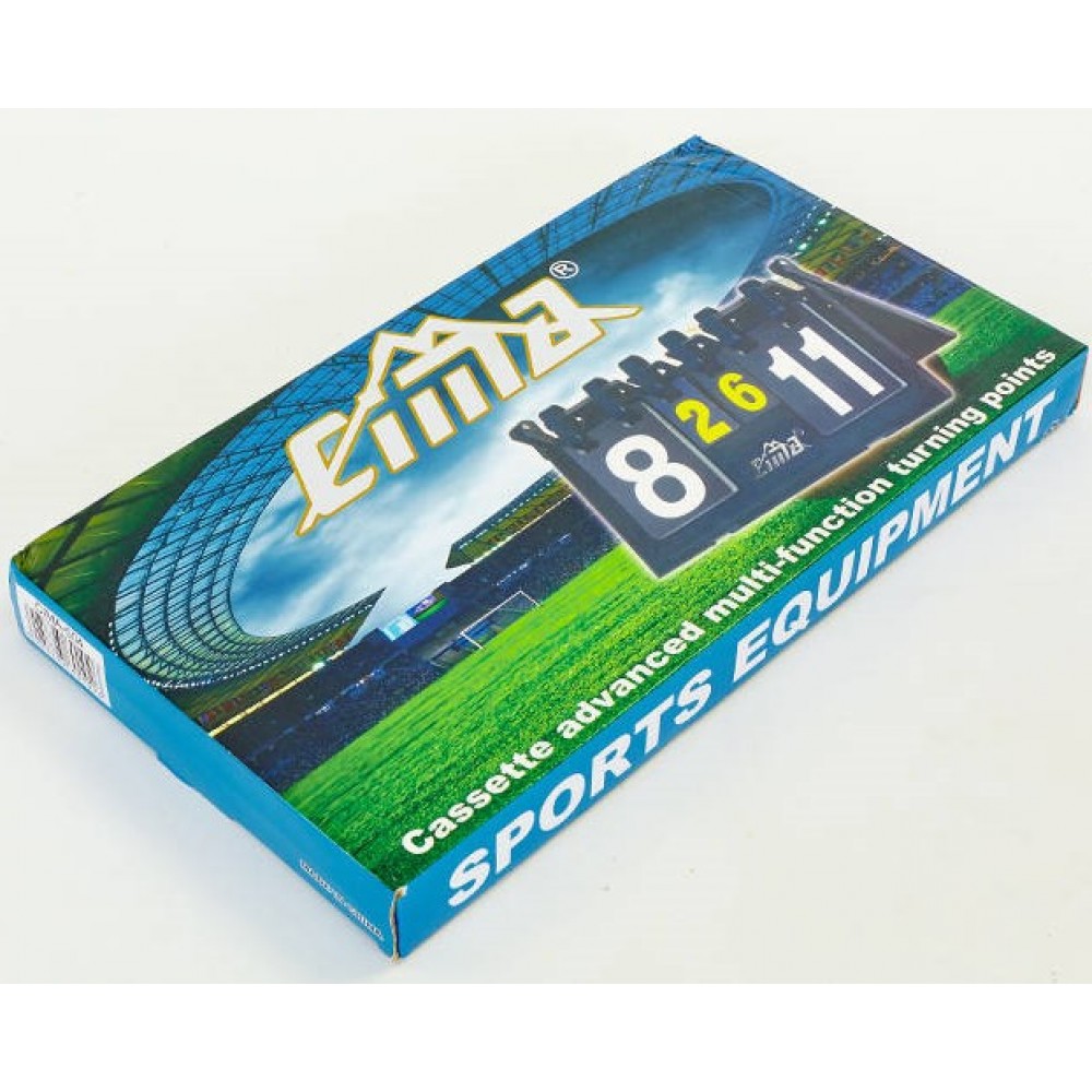 Табло перекидное игровое судейское CIMA  38х21 см складное 2х2