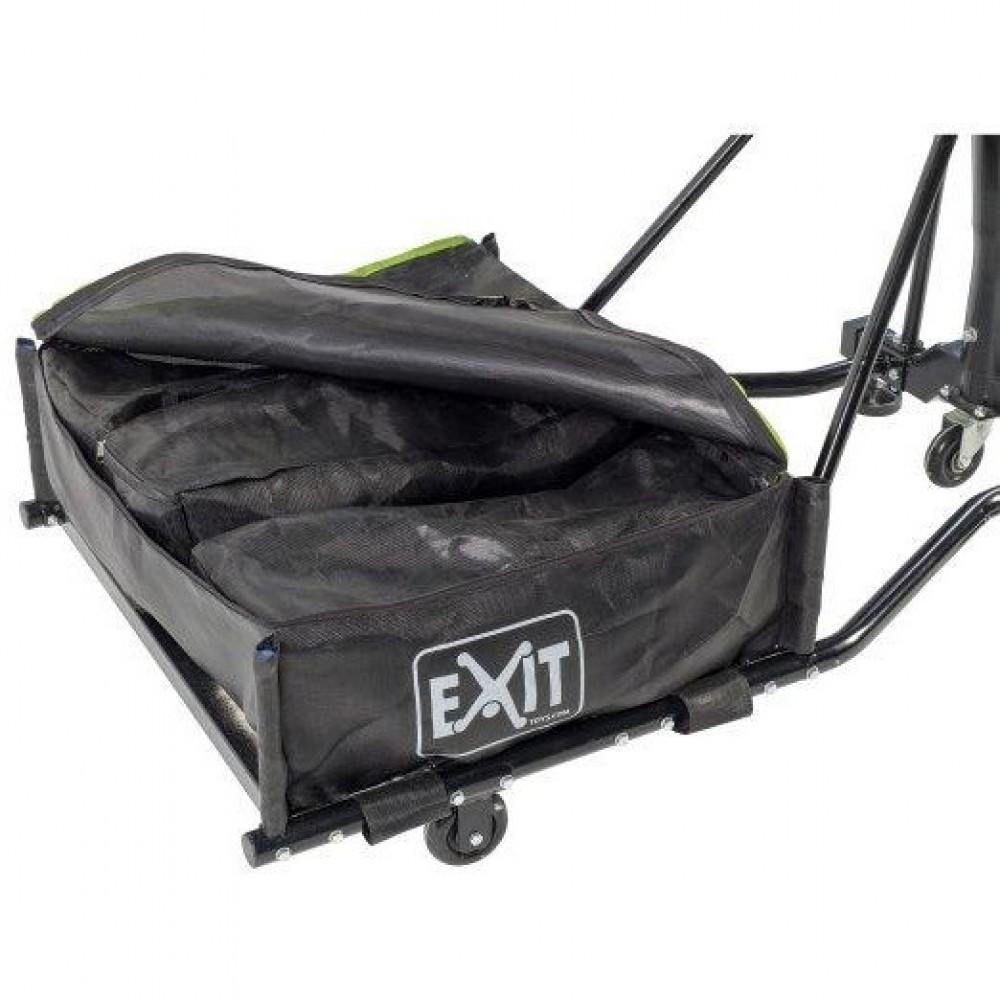 Стойка баскетбольная EXIT Galaxy black 230-305 см передвижная регулируемая (46.15.10.00)
