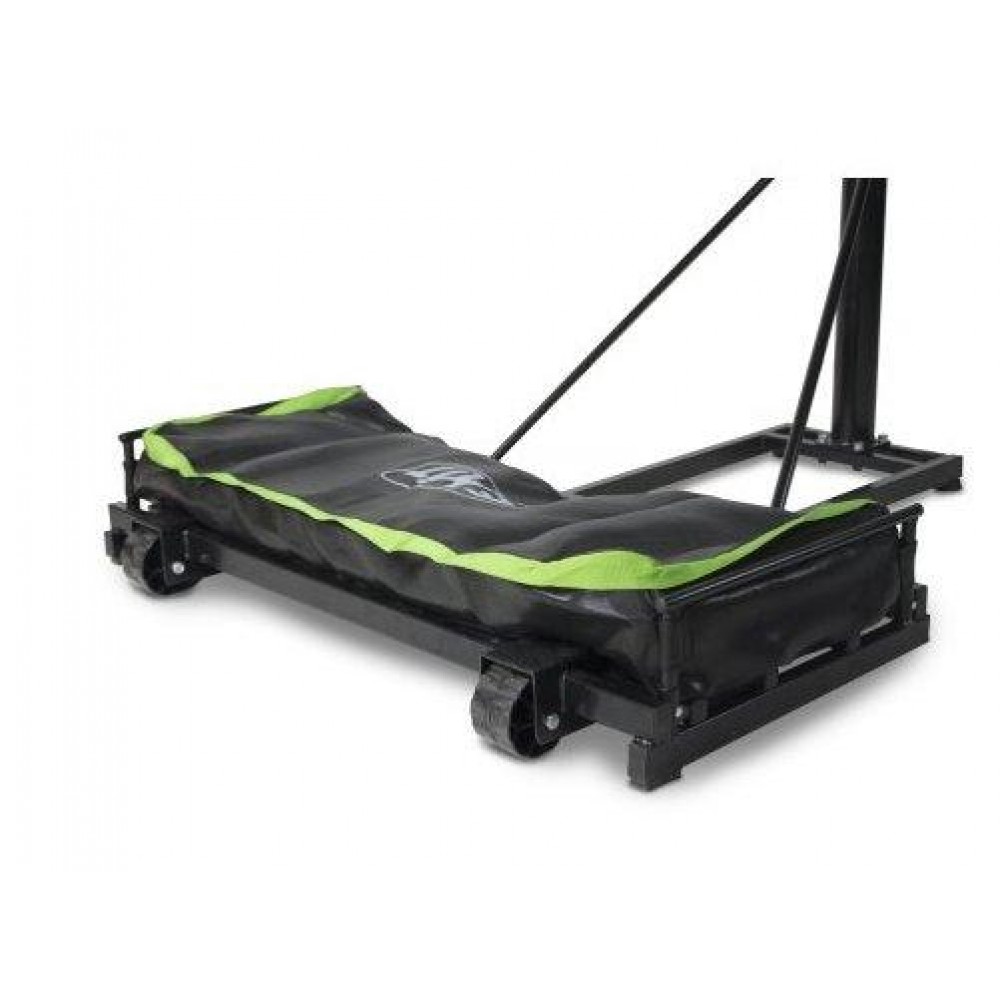 Стойка баскетбольная EXIT Comet green-black 230-305 см передвижная на колесах регулируемая (46.65.10.00)