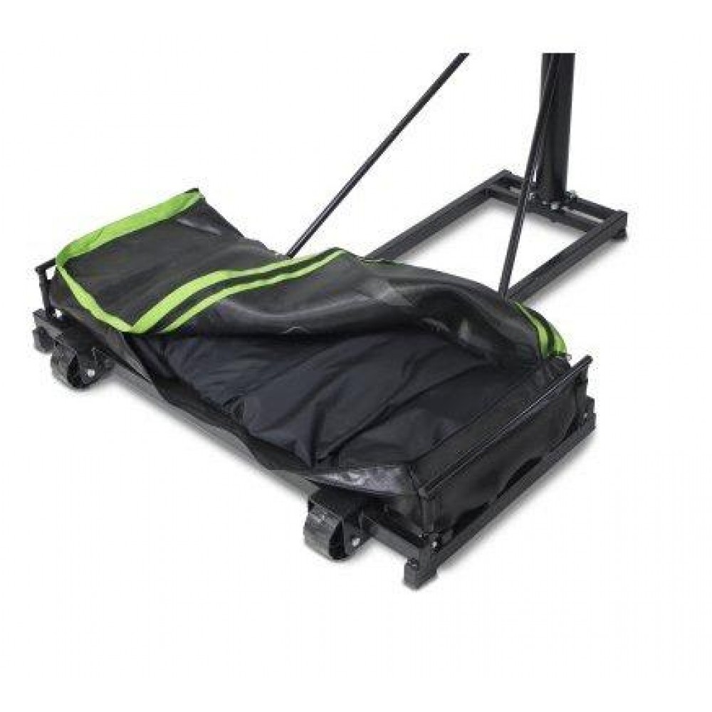 Стойка баскетбольная EXIT Comet green-black 230-305 см передвижная на колесах регулируемая (46.65.10.00)