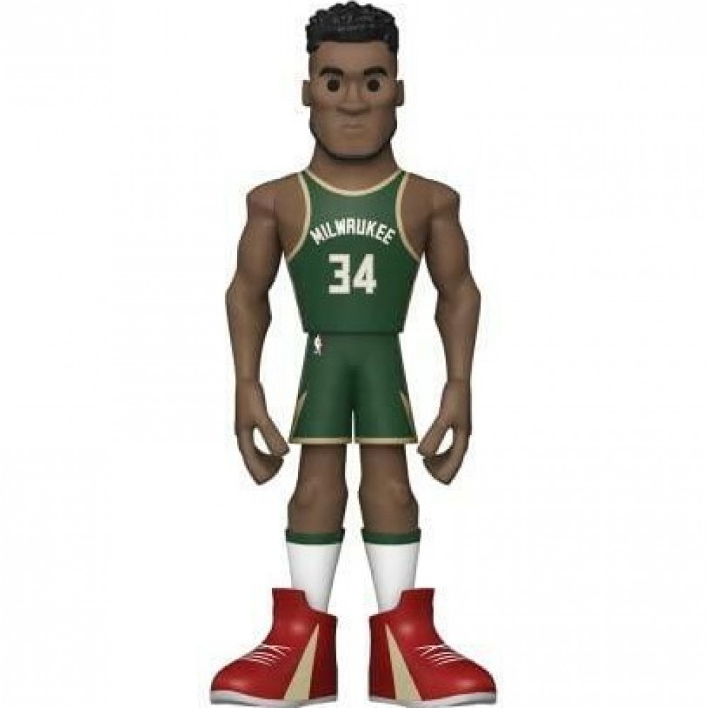 Игрушка-фигурка баскетболиста Funko Pop Gold NBA Milwaukee Bucks - Giannis Antetokounmpo (DRM220324)