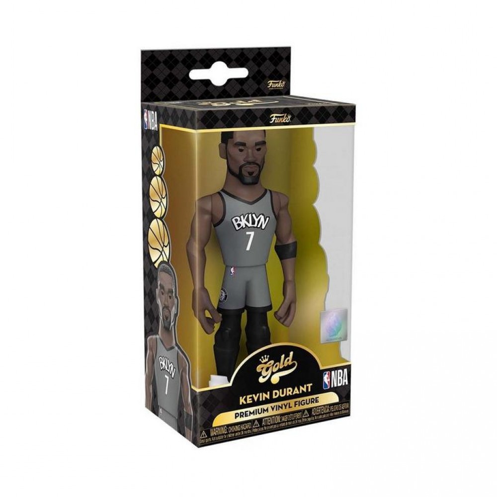 Игрушка-фигурка баскетболиста Funko Pop! Gold NBA Nets - Kevin Durant (DRM220317)