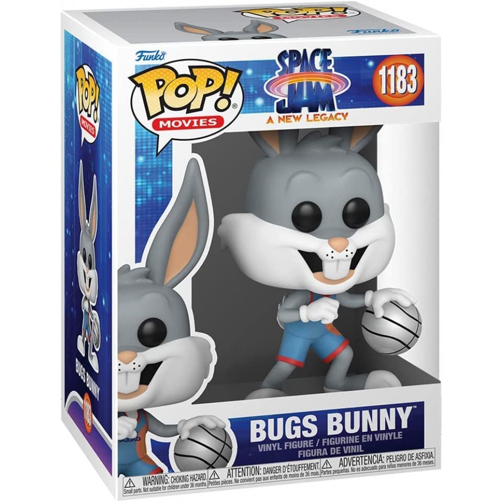 Игрушка-фигурка баскетбольная Funko POP Movies Space Jam 2 Bugs Dribbling (DRM220320)