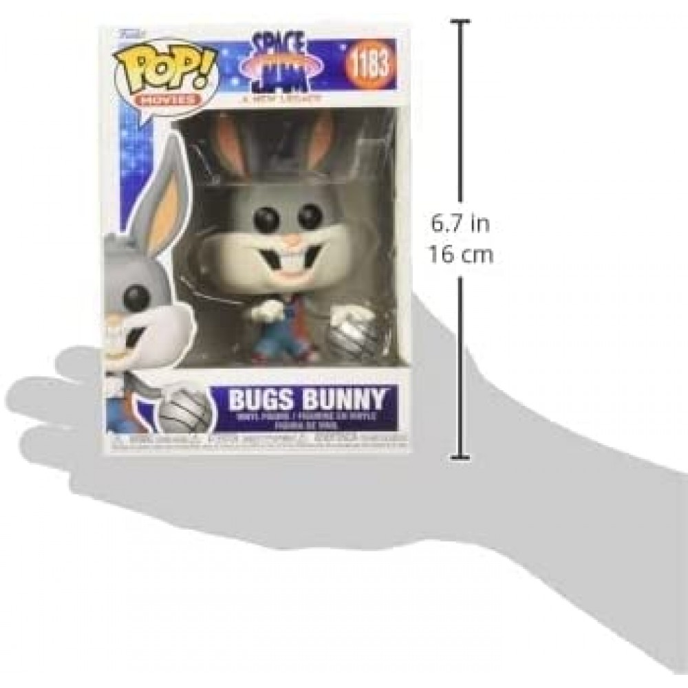 Игрушка-фигурка баскетбольная Funko POP Movies Space Jam 2 Bugs Dribbling (DRM220320)