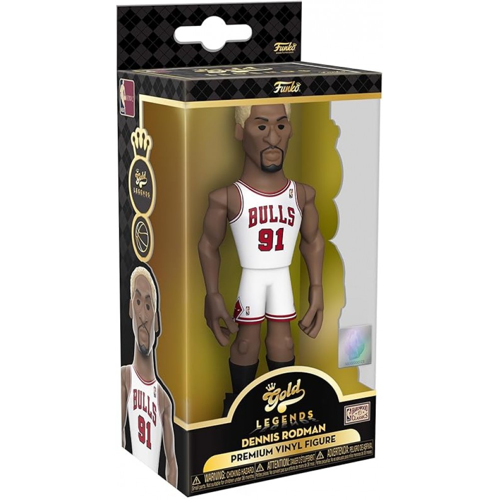 Игрушка-фигурка баскетболиста Funko Pop Gold NBA Chicago Bulls Dennis Rodman (DRM220318.5)