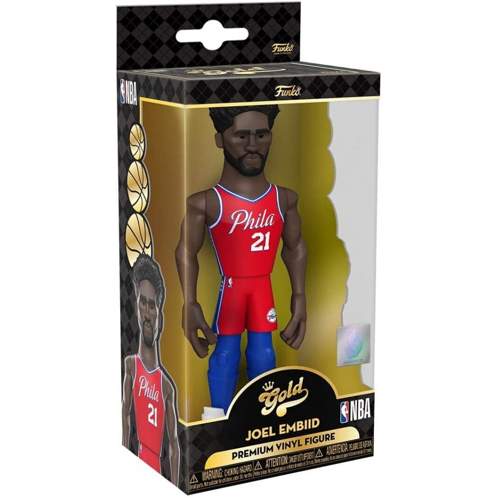 Игрушка-фигурка баскетболиста Funko Pop Gold NBA Philadelphia 76ers Joel Embiid (DRM220318.1)