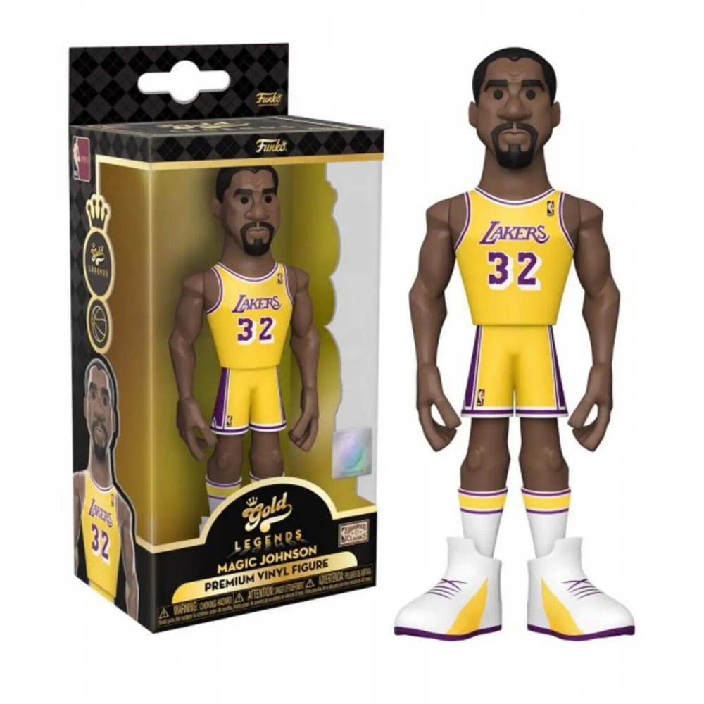 Игрушка-фигурка баскетболиста Funko Pop Gold NBA  Legends Lakers Magic Johnson (DRM220318.6)