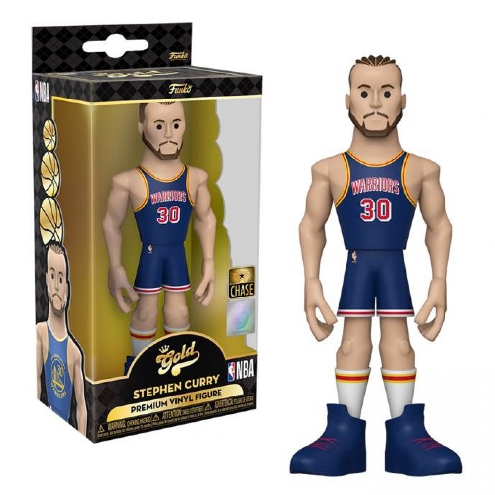 Игрушка-фигурка баскетболиста Funko Pop Gold NBA Golden State Warriors - Steph Curry (DRM210812)