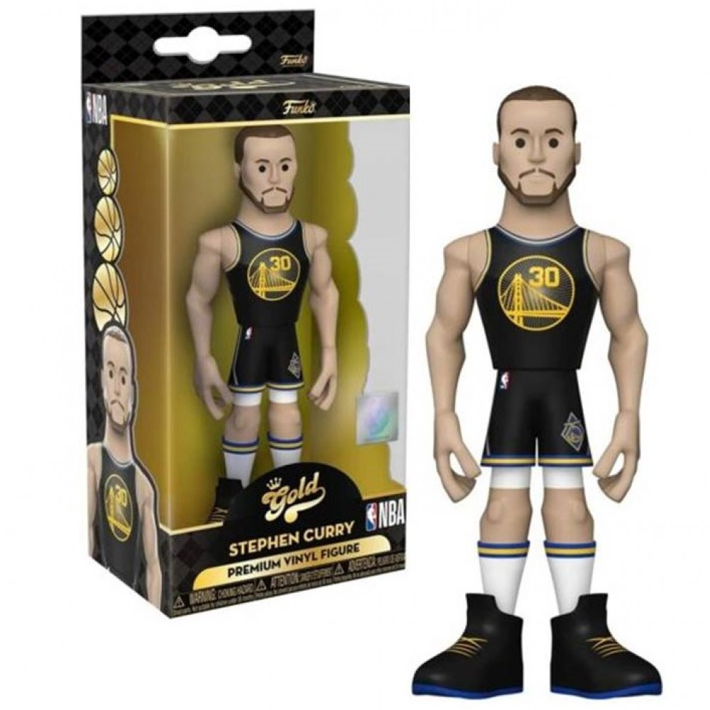 Игрушка-фигурка баскетболиста Funko Pop Gold NBA Golden State Warriors - Steph Curry (DRM220322)