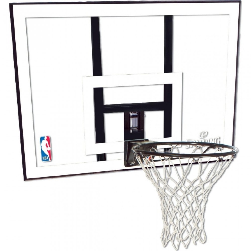 Щит баскетбольный игровой Spalding NBA Acryl Backboard 112х75 см (79484CN)