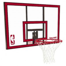 Щит баскетбольный игровой Spalding NBA Polycarbonate Backboard 112х73,5 см (3001672011444)
