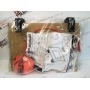 Баскетбольный мини-щит Wilson NCAA Showcase Mini Hoop 38х28 см c кольцом и сеткой (WTBA00219)