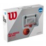Баскетбольный мини-щит Wilson NCAA Showcase Mini Hoop 38х28 см c кольцом и сеткой (WTBA00219)