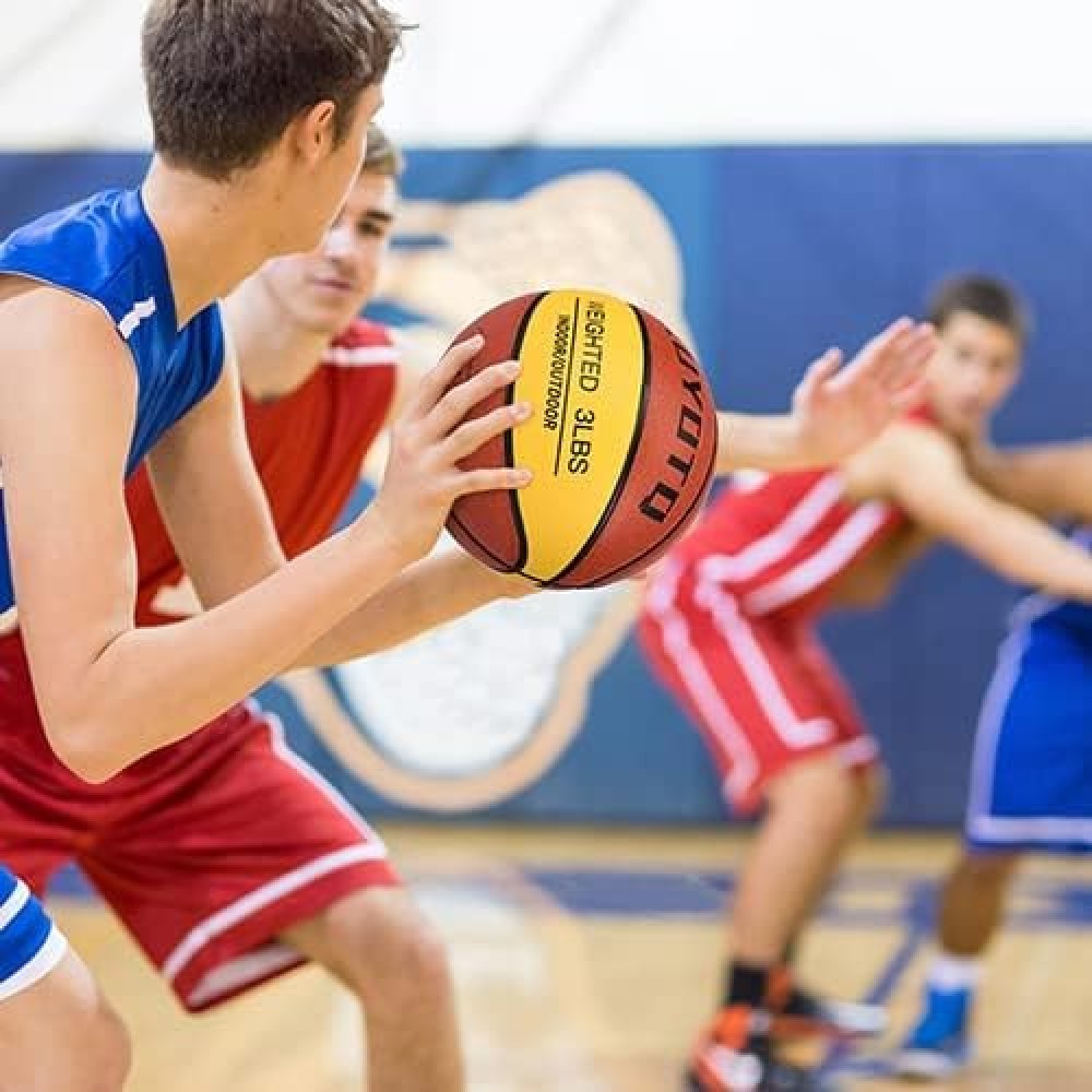 Тяжелый баскетбольный мяч KUYOTQ Training Heavy Weight Control Basketball размер 7 композитная кожа