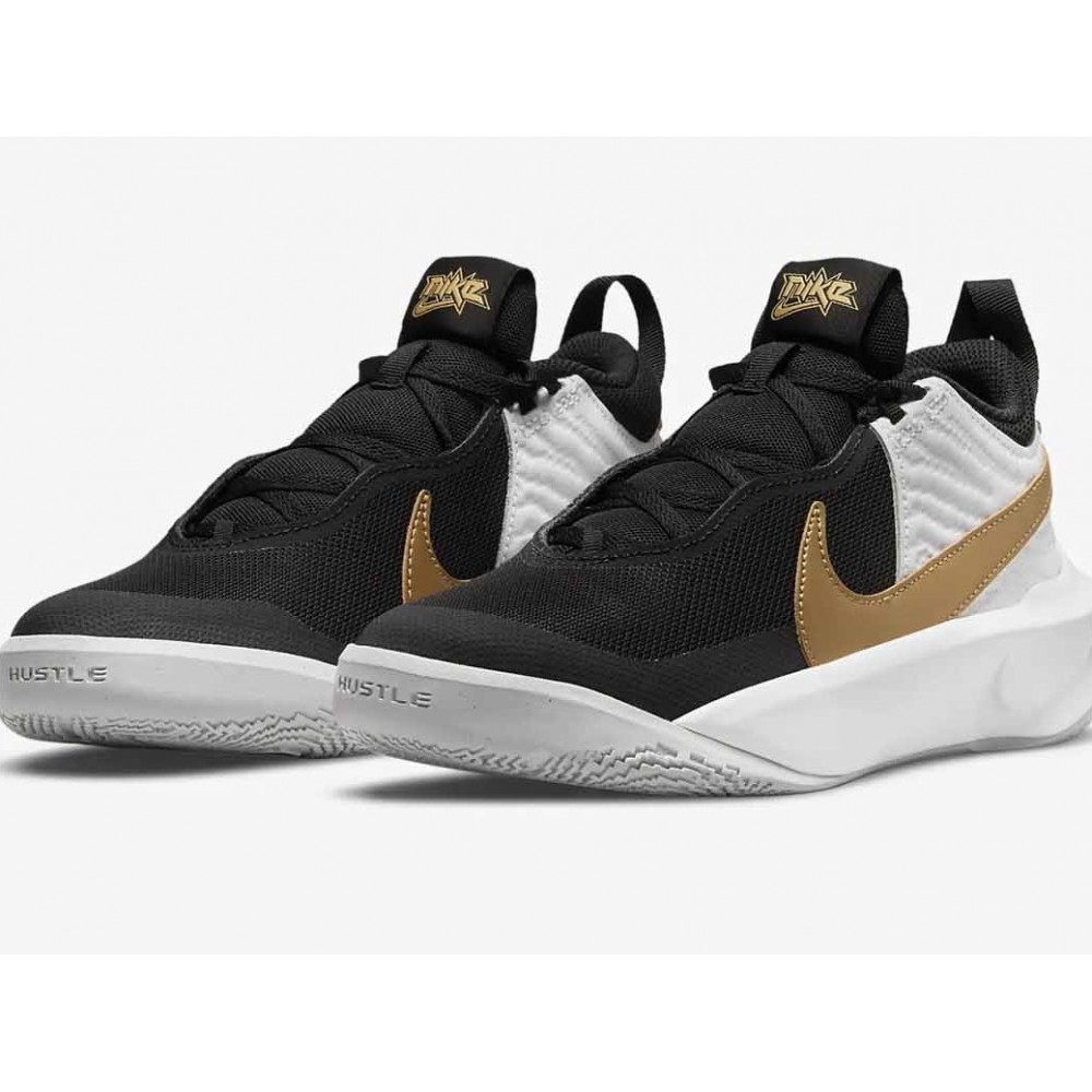 Детские баскетбольные кроссовки Nike Team Hustle D 10 (CW6735-002)