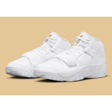 Кроссовки баскетбольные Jordan Zion 2 White Metallic Gold Basketball Shoes (DQ7688-170)