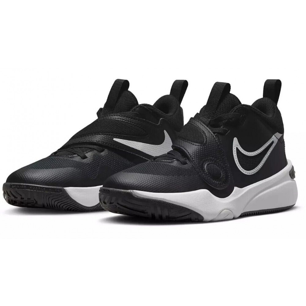 Детские баскетбольные кроссовки Nike Team Hustle D 11 Big Kids' Basketball Shoes (DV8996-002)
