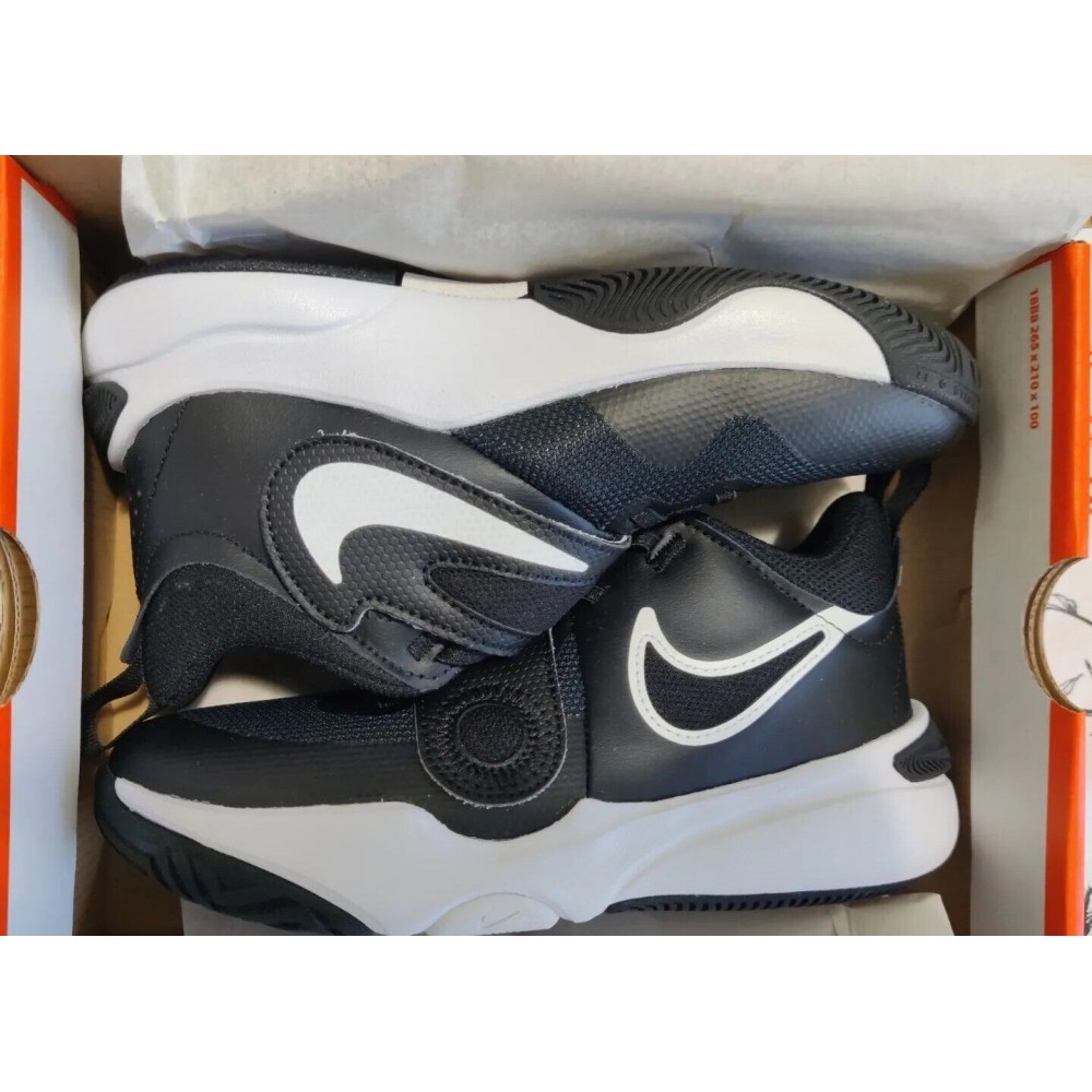 Детские баскетбольные кроссовки Nike Team Hustle D 11 Big Kids' Basketball Shoes (DV8996-002)