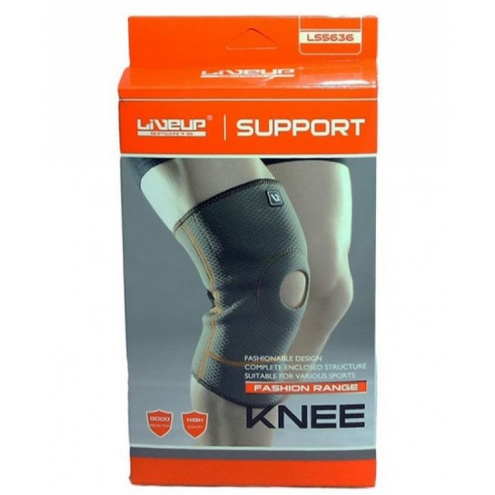 Наколенник-бандаж, фиксатор коленного сустава LiveUp Knee Support 1 шт. (LS5636)