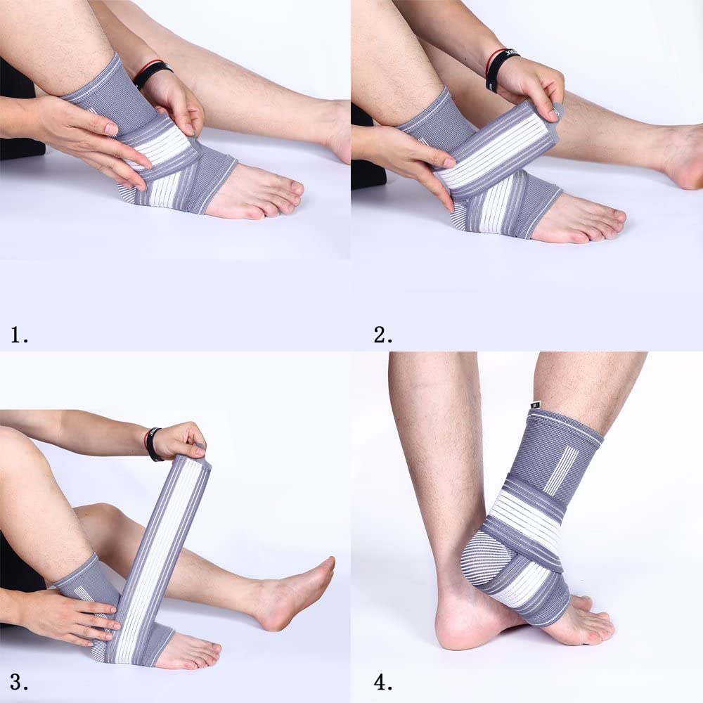 Фиксатор-бандаж лодыжки LiveUp Ankle Support (LS5674)