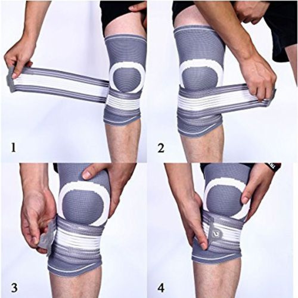 Наколенник-фиксатор-бандаж колена LiveUp Knee Support регулируемый (LS5676)