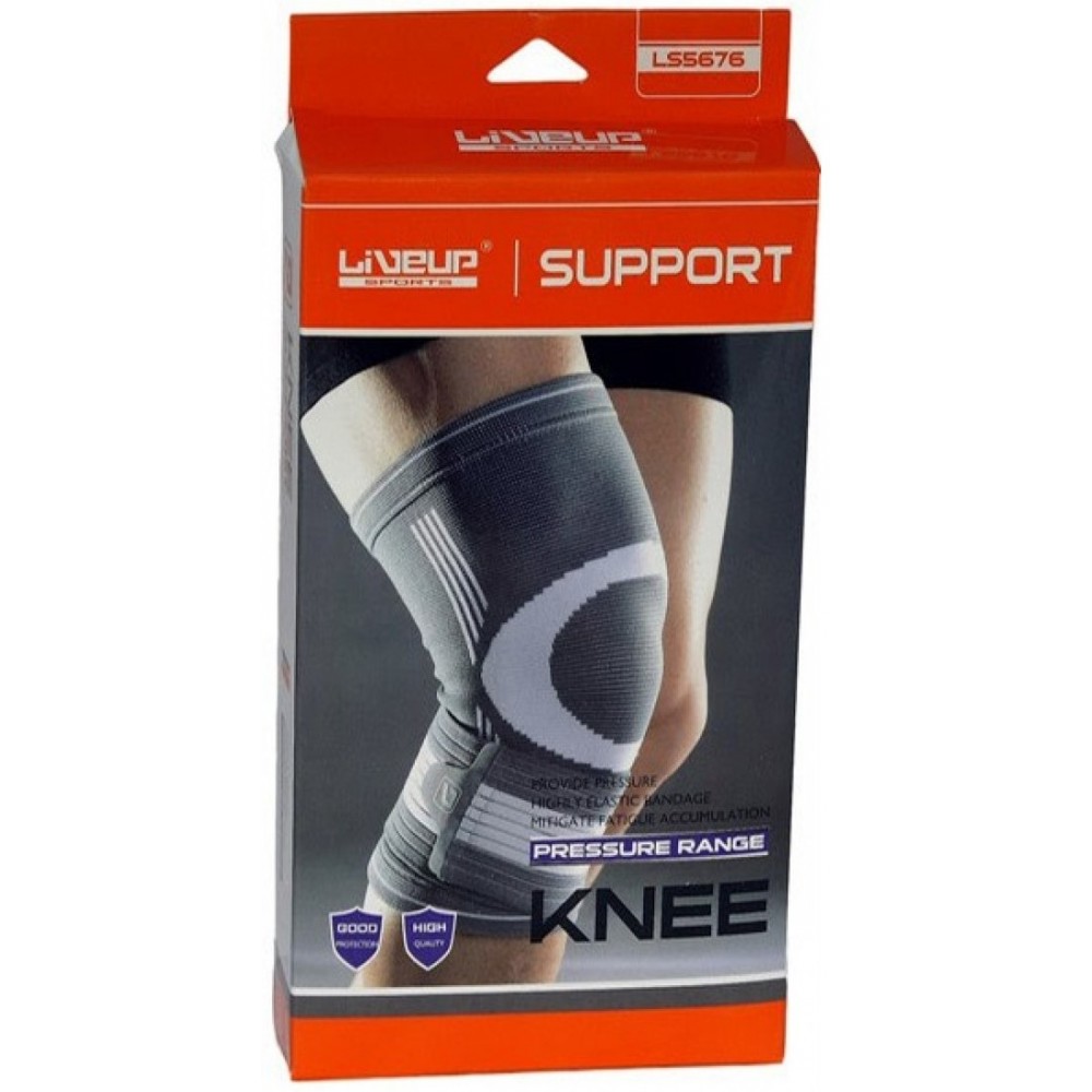 Наколенник-фиксатор-бандаж колена LiveUp Knee Support регулируемый (LS5676)