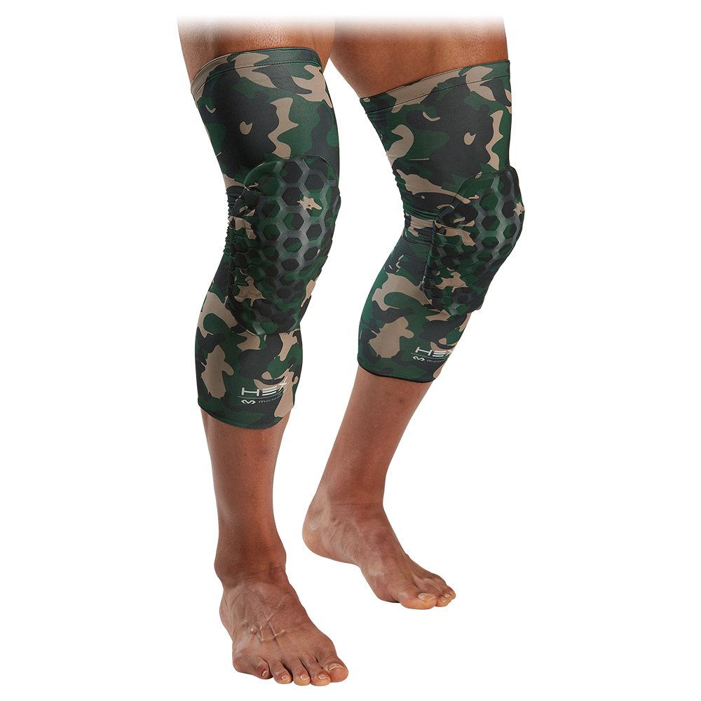 Наколенники баскетбольные McDavid 6446 Hex Knee Pads двухсторонние черные-камуфляж (6446)