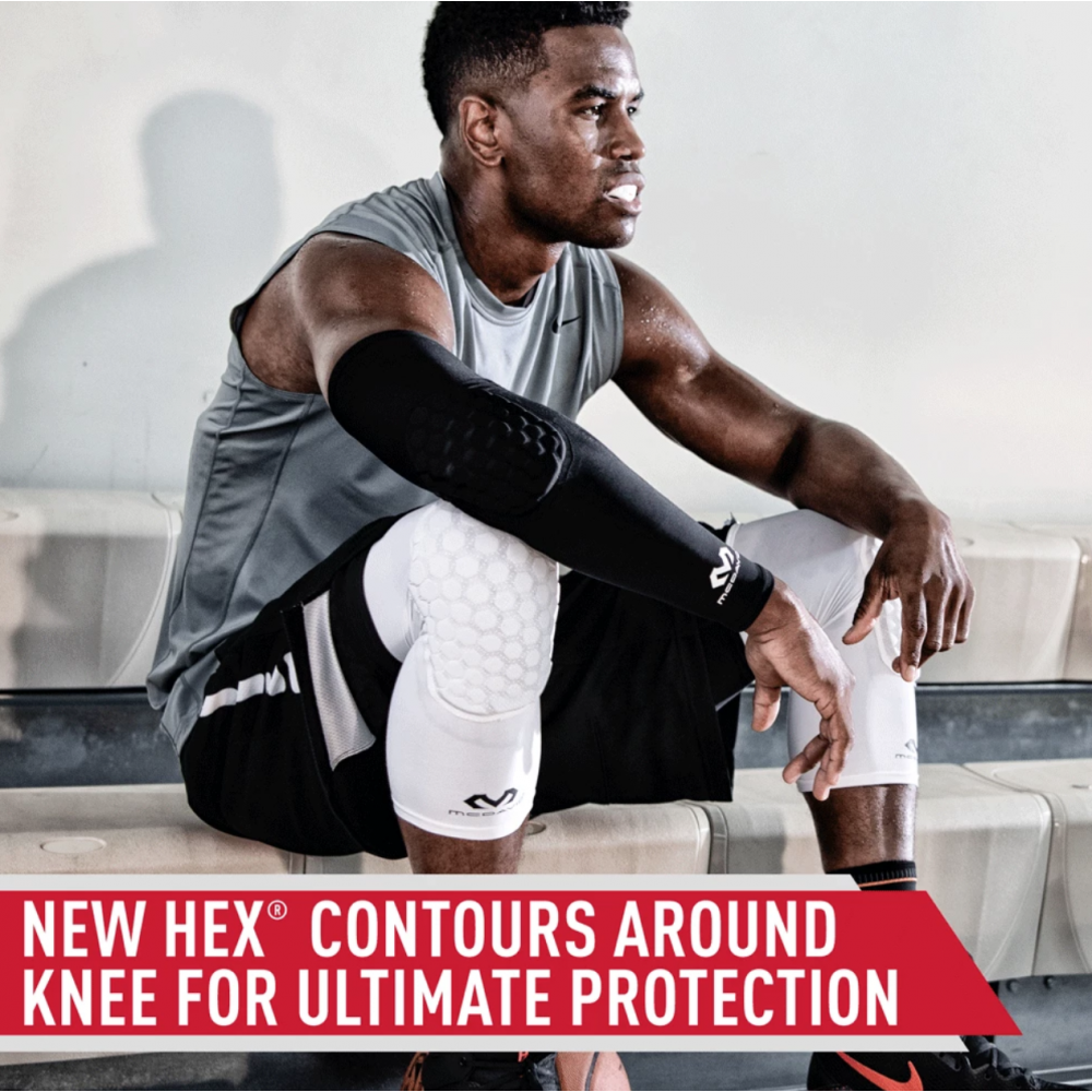 Наколенники баскетбольные McDavid 6446 Hex Knee Pads белые (6446)