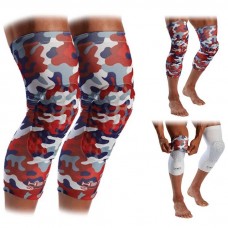 Наколенники баскетбольные McDavid 6446 Hex Knee Pads размер L, XL двухсторонние белые-USA-камуфляж (6446)