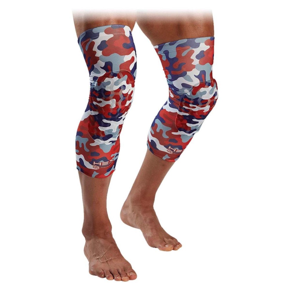 Наколенники баскетбольные McDavid 6446 Hex Knee Pads размер L, XL двухсторонние белые-USA-камуфляж (6446)