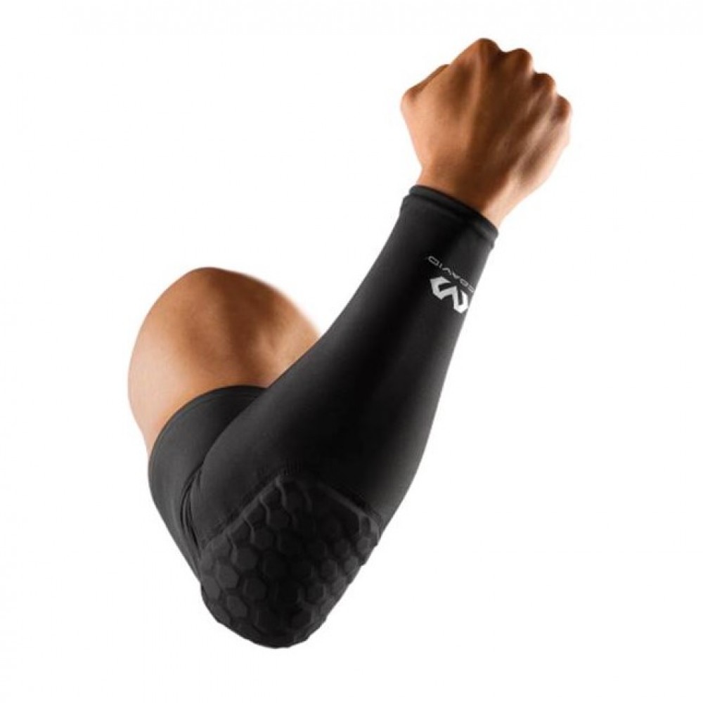Налокотник баскетбольный защитный McDavid Hex Elbow Pads 6500 1шт. р-р XS-L, черный (6500)