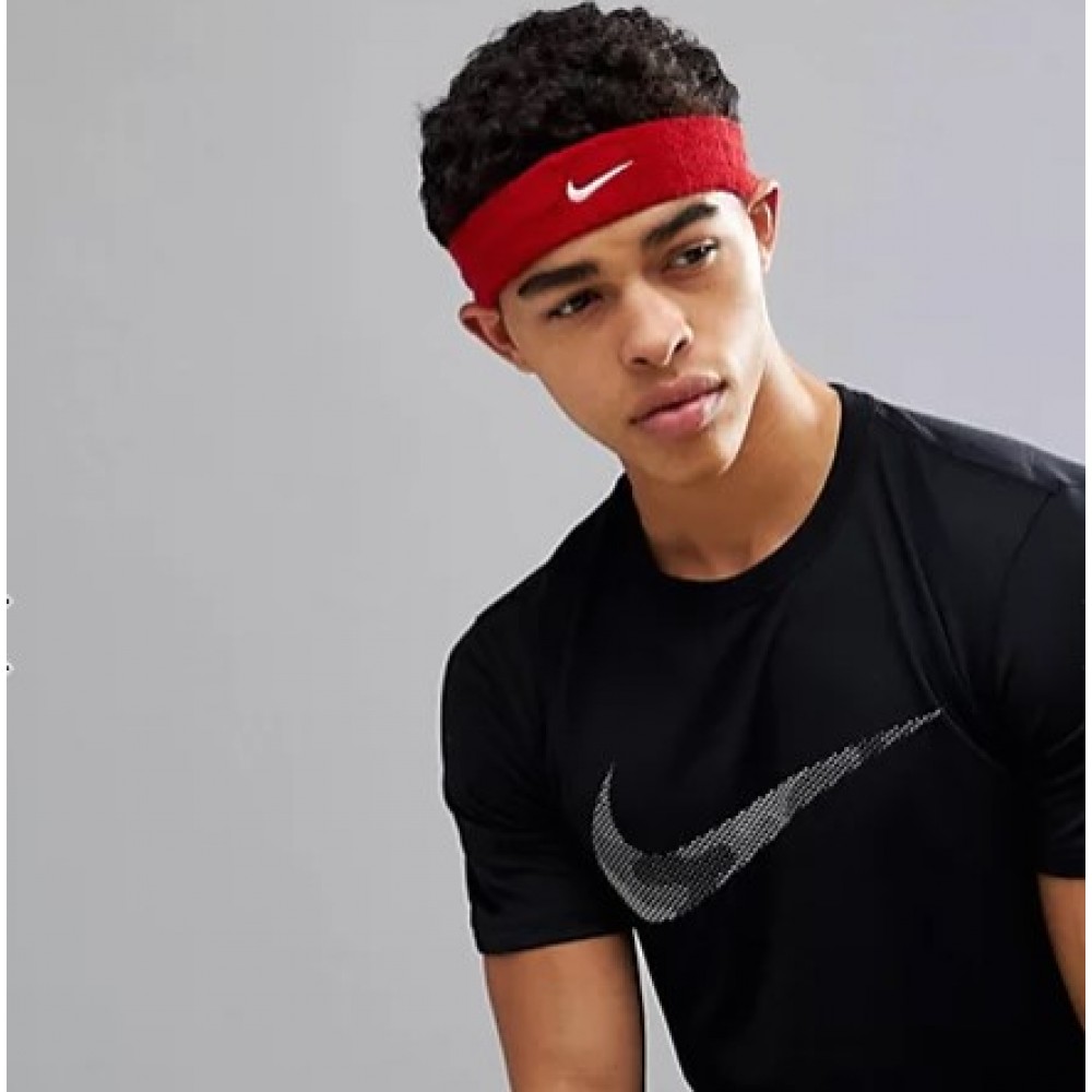 Повязка на голову Nike Swoosh Headband хлопок-полиэстер-нейлон (NNN07101OS) 