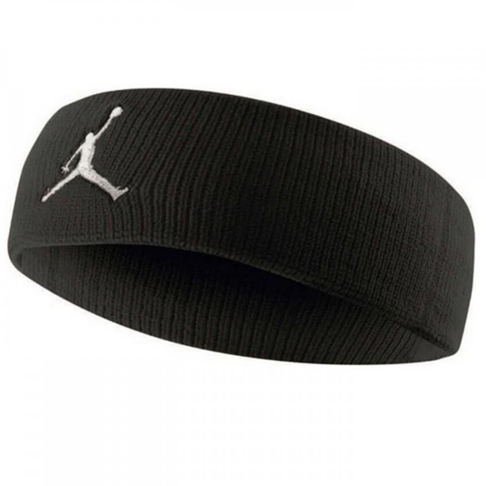 Повязка баскетбольная на голову Jordan Dri-Fit Jumpman Headband черная (J.JN.00.010.OS)