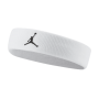 Повязка баскетбольная на голову Jordan Dri-Fit Jumpman Headband белая (J.KN.00.101.OS)