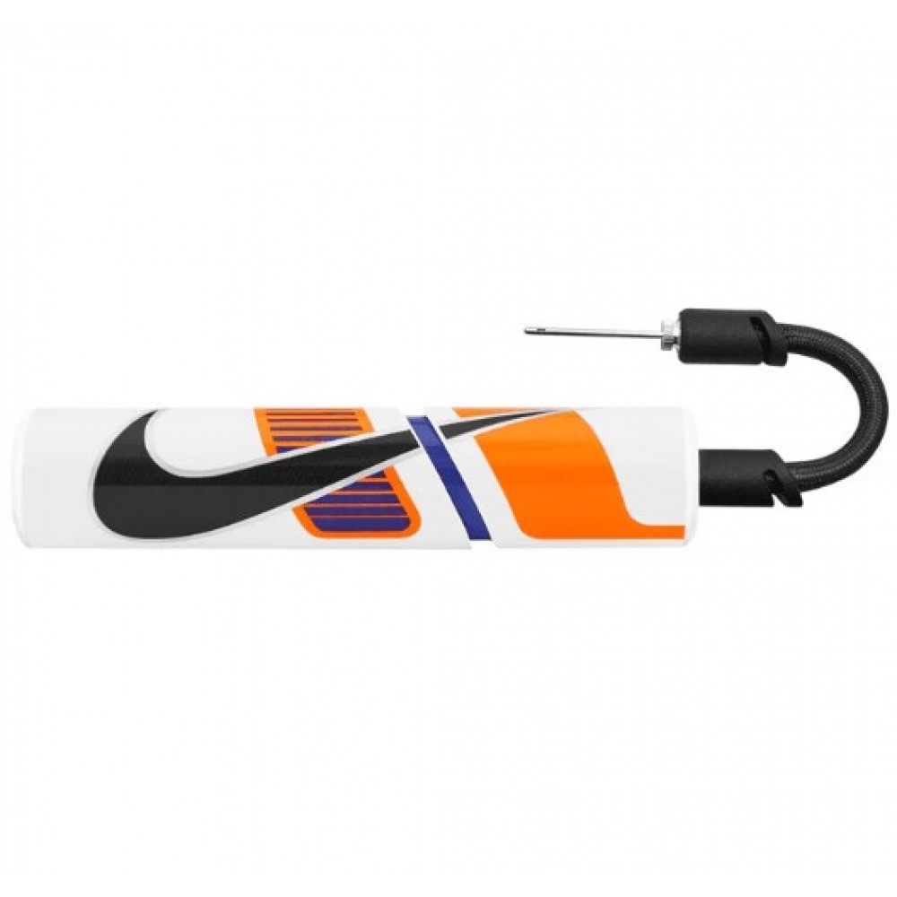 Насос Nike Essential Ball Pump Blue ручной для спортивных мячей (N.000.1484.113.NS)