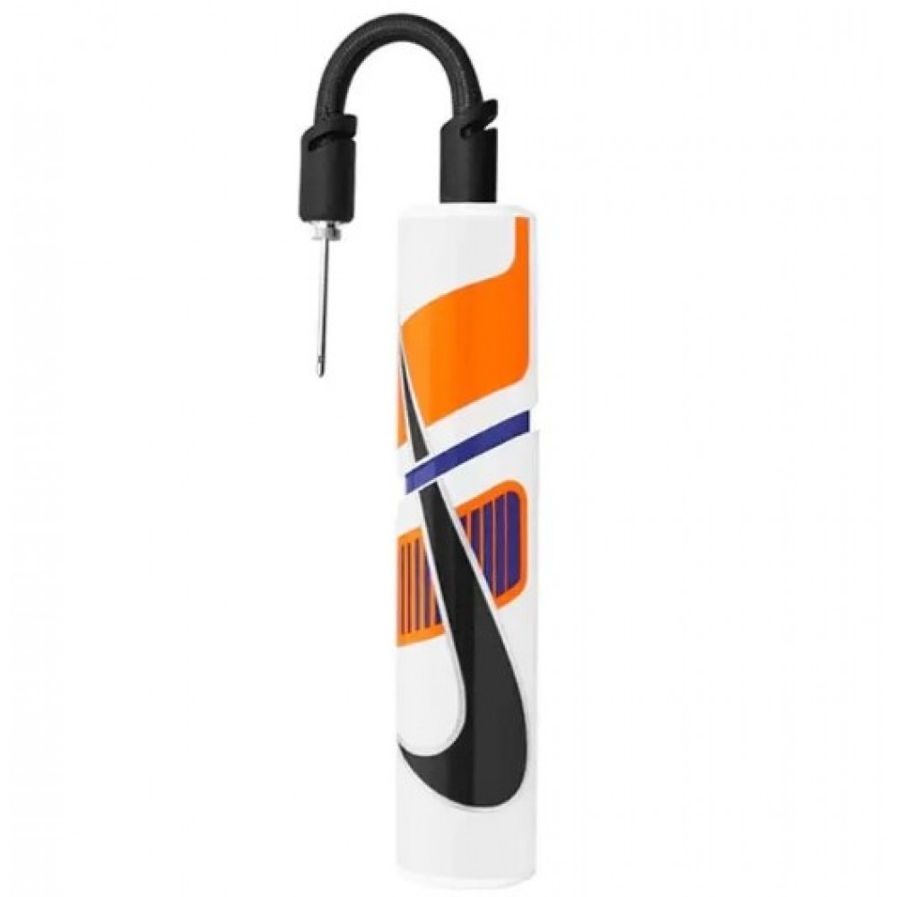 Насос Nike Essential Ball Pump Blue ручной для спортивных мячей (N.000.1484.113.NS)