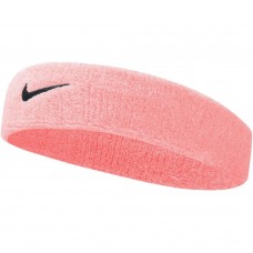 Повязка на голову Nike Swoosh Headband хлопок-полиэстер-нейлон розовая (N.000.1544.677.OS) 