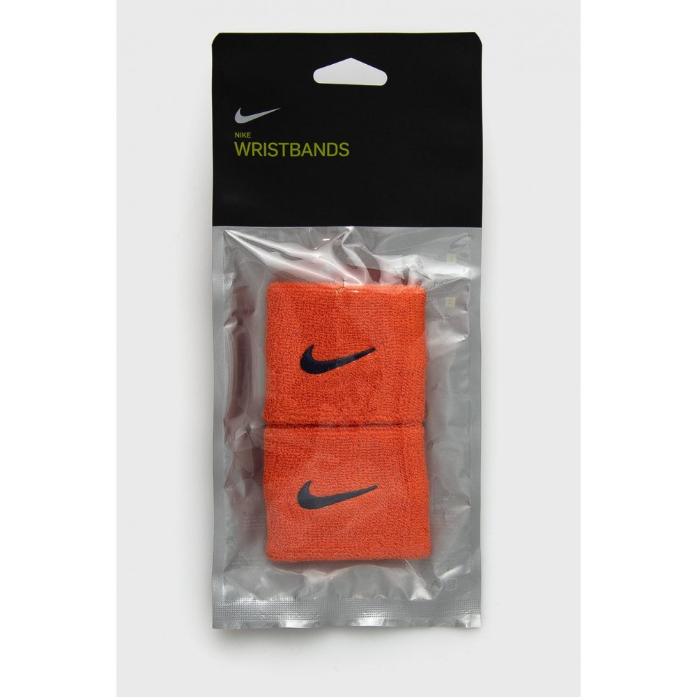 Напульсники Nike Swoosh Wristbands 2 шт. (1 пара) для спорта, игр, тренировок (N.000.1565.804.OS)