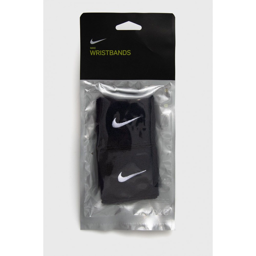 Напульсники Nike Swoosh Wristbands 2 шт. (1 пара) для спорта, игр, тренировок темно-синие (N.NN.04.416.OS)