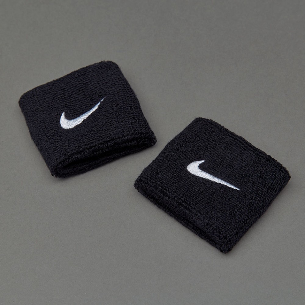 Напульсники Nike Swoosh Wristbands 2 шт. (1 пара) для спорта, игр, тренировок темно-синие (N.NN.04.416.OS)