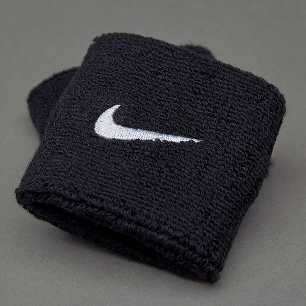 Напульсники Nike Swoosh Wristbands 2 шт. (1 пара) для спорта, игр, тренировок темно-синие (N.NN.04.416.OS)