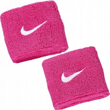 Напульсники Nike Swoosh Wristbands 2 шт. (1 пара) для спорта, игр, тренировок темно-розовые (N.NN.04.639.OS)