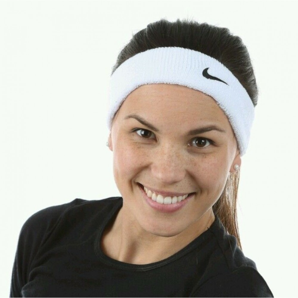 Повязка на голову Nike Swoosh Headband хлопок-полиэстер-нейлон (NNN07101OS) 