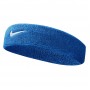 Повязка на голову Nike Swoosh Headband синяя (N.NN.07.402.OS) 
